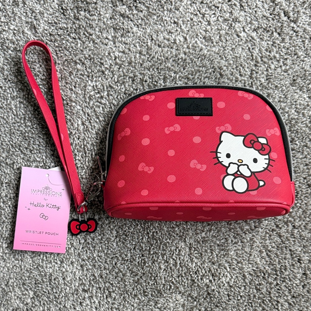 Impressions Vanity Hello Kitty Red Wristlet Pouch